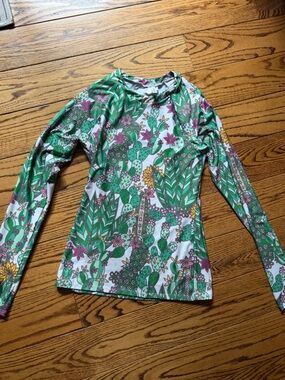 Trina Turk swim top coverup